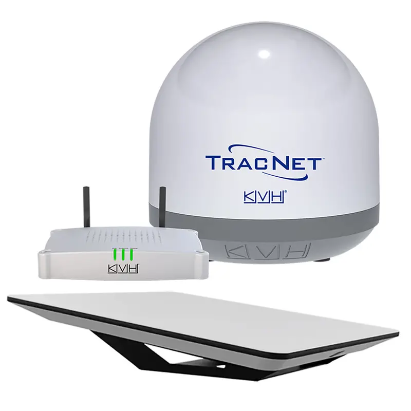 Kvh Hp Starlink Flat Panel Terminal Kit W/Tracnet Coastal Pro 5G/Wifi Compact Terminal W/Tracnet Hub 1