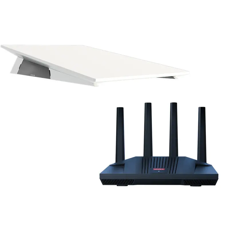 Kvh Starlink Performance Gen 3 Kit W/Wedge Mount  Commbox Edge Core Communications Gateway  Wi-Fi Router 1