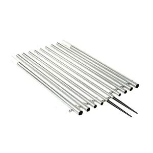 Lee's 19' Extra Strong Bright Silver Outrigger Poles 2" Od 1