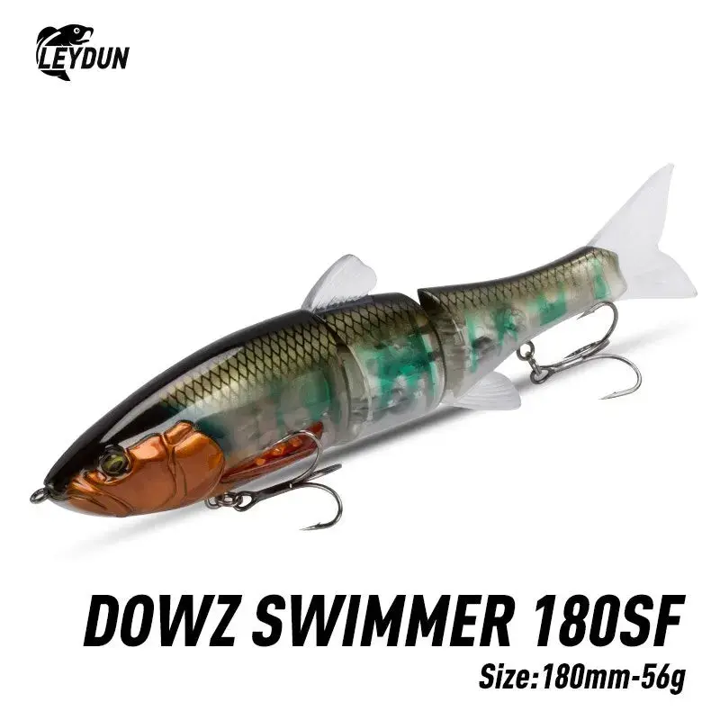 Leydun Dowz Swimmer 180Sf 2Oz Slow Floating Glide Swimbait 180Mm 56G 1