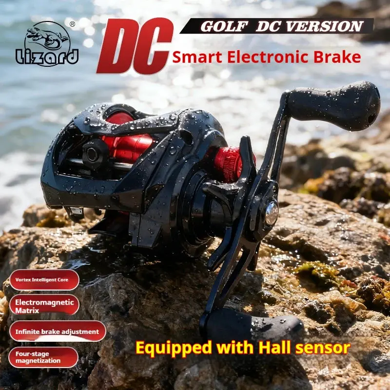 Lizard Golf Dc Smart Electronic Brake Baitcasting Reel 7.2:1 6Kg Max Drag 190G 4+1Bb 1
