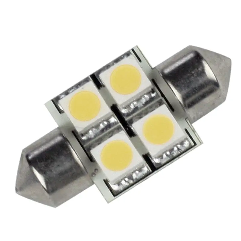 Lunasea Pointed Festoon 4 Led Light Bulb - 31Mm - Cool White 1