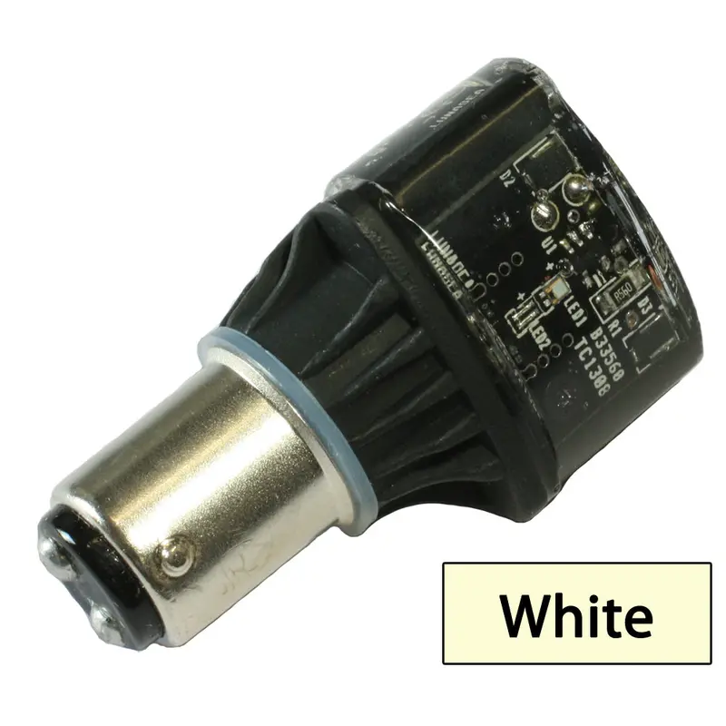 Lunasea Single-Color Led Replacement Bulb - 10-30Vdc - White 1