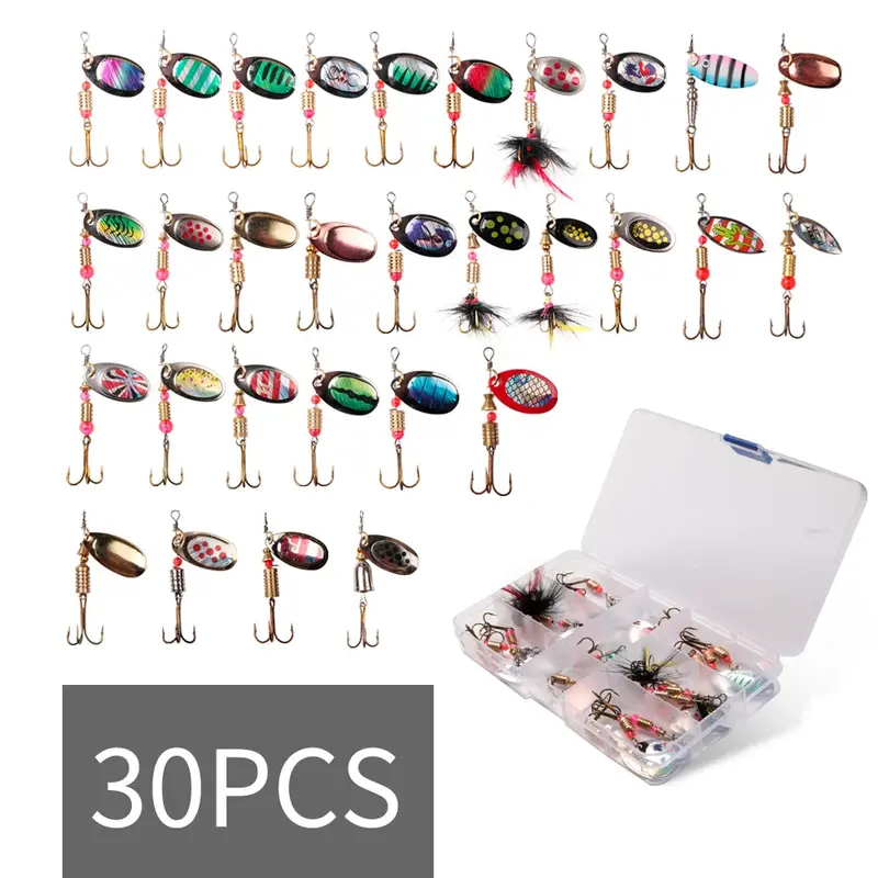 Lushazer Inline Spinner Set 3G-7G 5-30Pcs 1