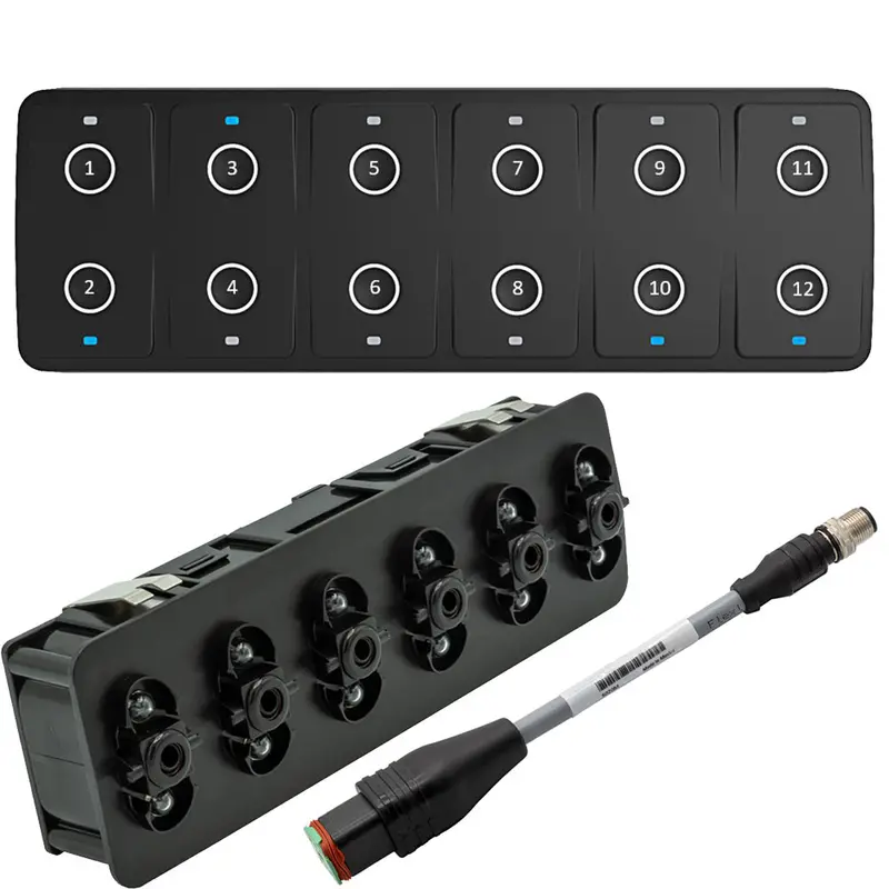 Maretron Ckm12 Keypad W/Ckm To Nmea 2000 Adapter Cable - 0.2M (Horizontal Orientation) 1