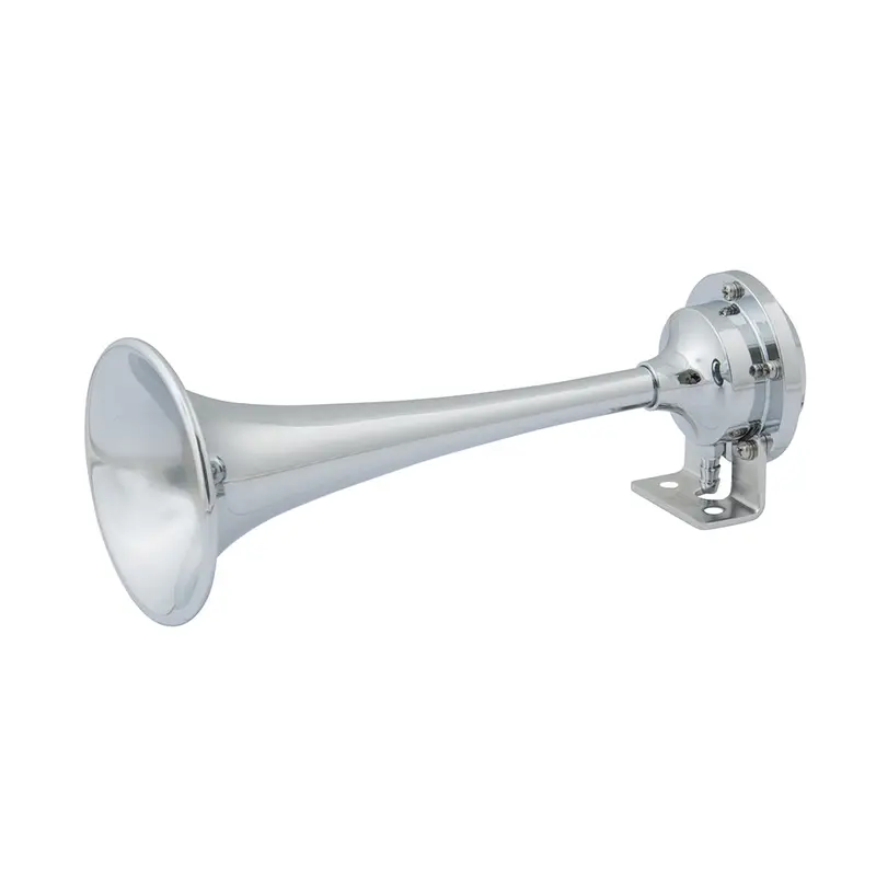 Marinco 12V Chrome Plated Single Trumpet Mini Air Horn 1