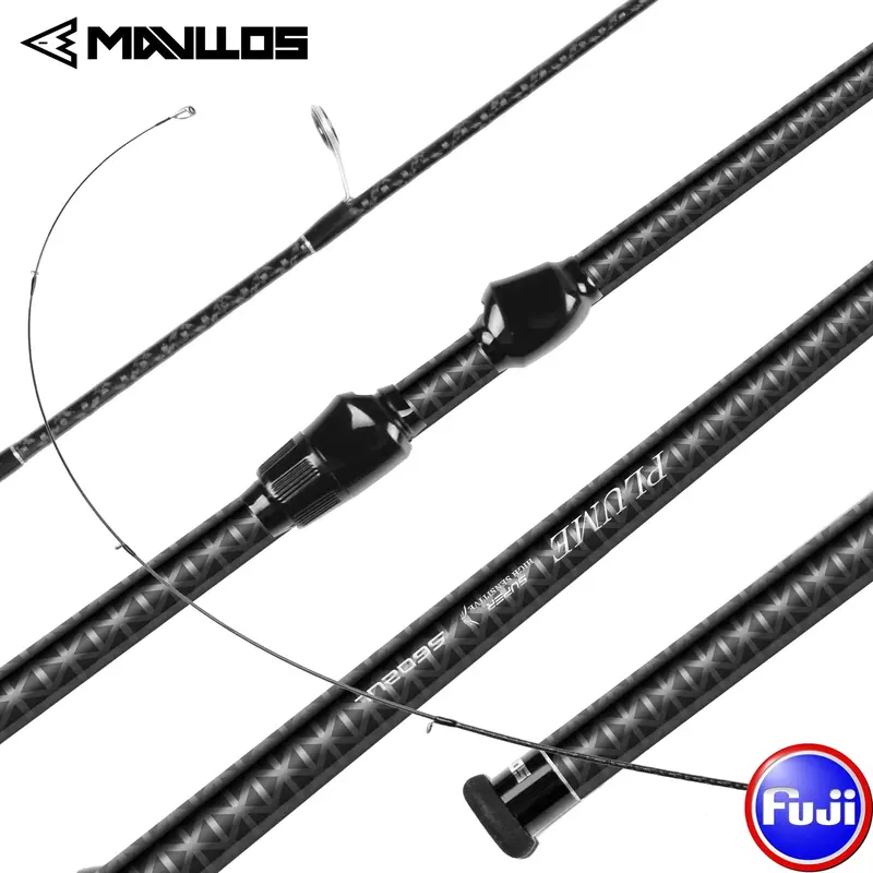 Mavllos Plume Bfs Ultralight Casting Rod 53.5G 40T 4-Cross Carbon 1.8M 2Pc 1