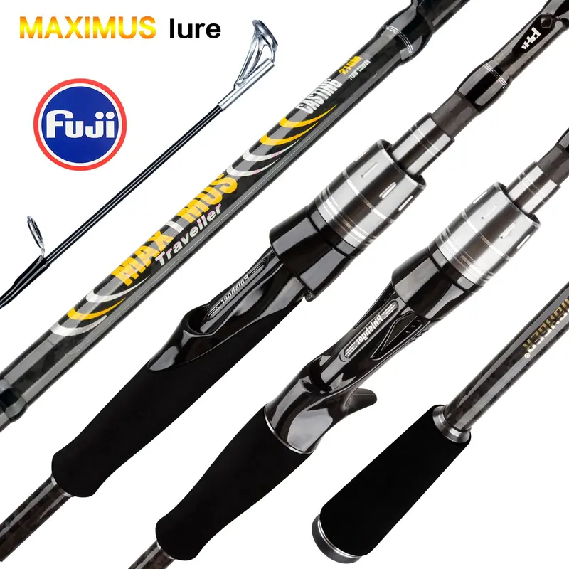 Maximus Traveller Lure Casting/Spinning Rod 1.8M-3.0M 30T Carbon L/M/Mh 4-6Pc 1