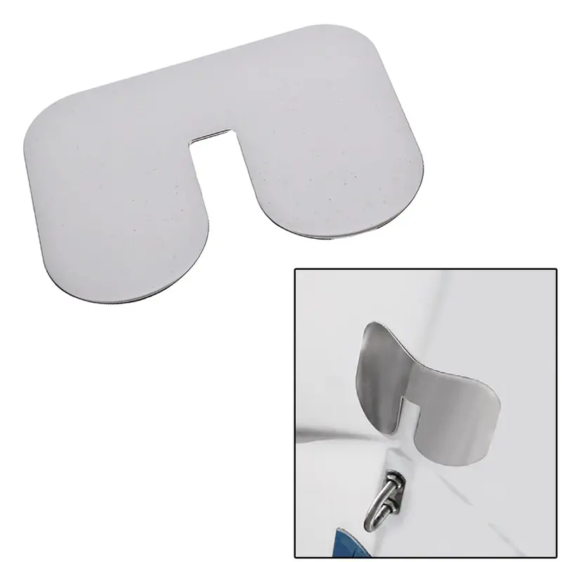 Megaware Scuffbuster Standard With Notch - 5.75" X 4.5" - Notched Bowguard - 22G - Stainless Steel 1