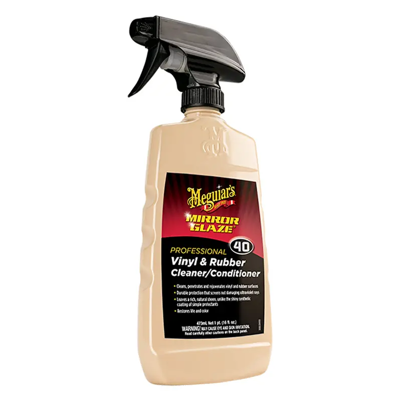 Meguiars M40 Mirror Glaze Vinyl  Rubber Cleaner  Conditioner - 16Oz 1