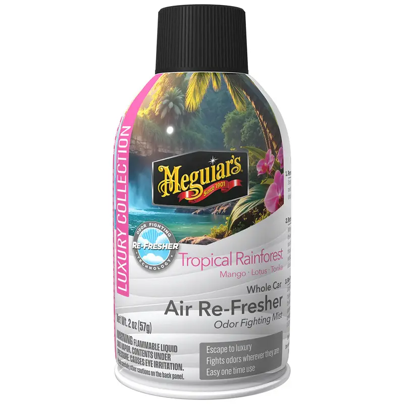 Meguiar's Tropical Rainforest Whole Car Air Re-Fresher Aerosol - 2Oz 1