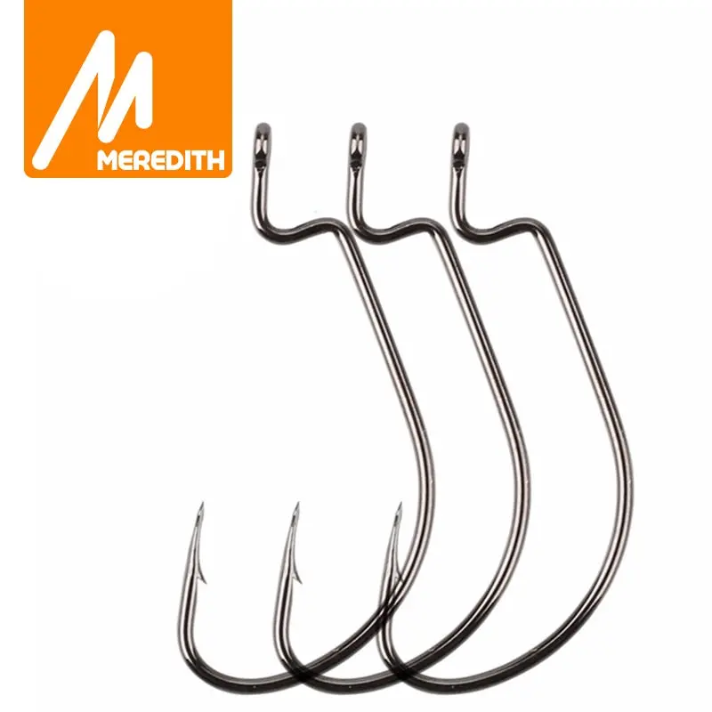 Meredith 50Pcs/Lot 8#-5/0 Worm Hook 1