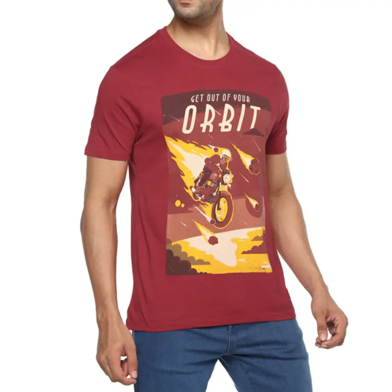 Meteor Orbit T-Shirt - Red 1