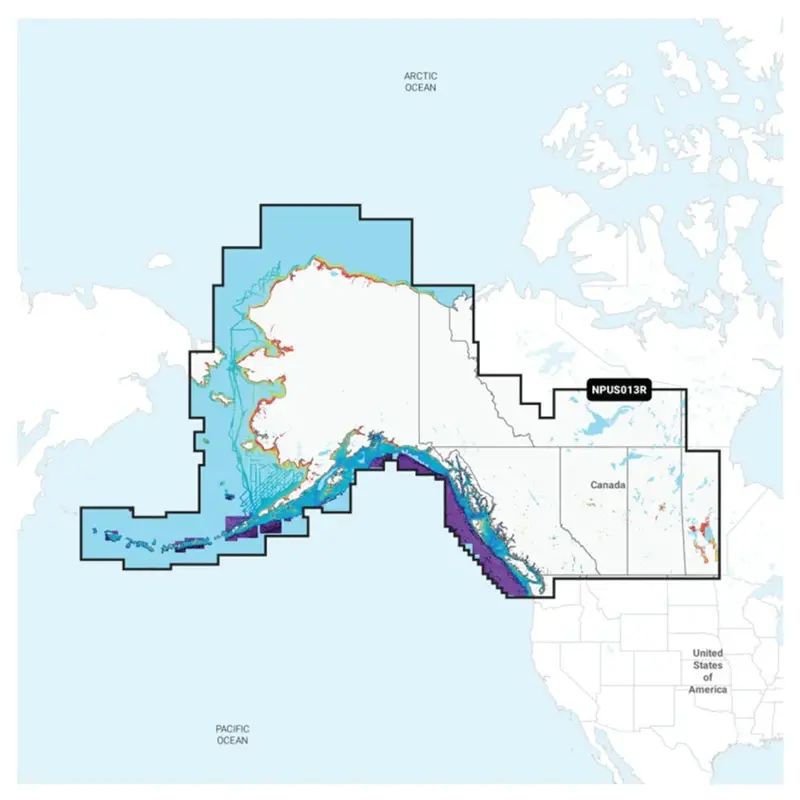 Navionics Platinum+ Npus013r - Canada, West  Alaska 1