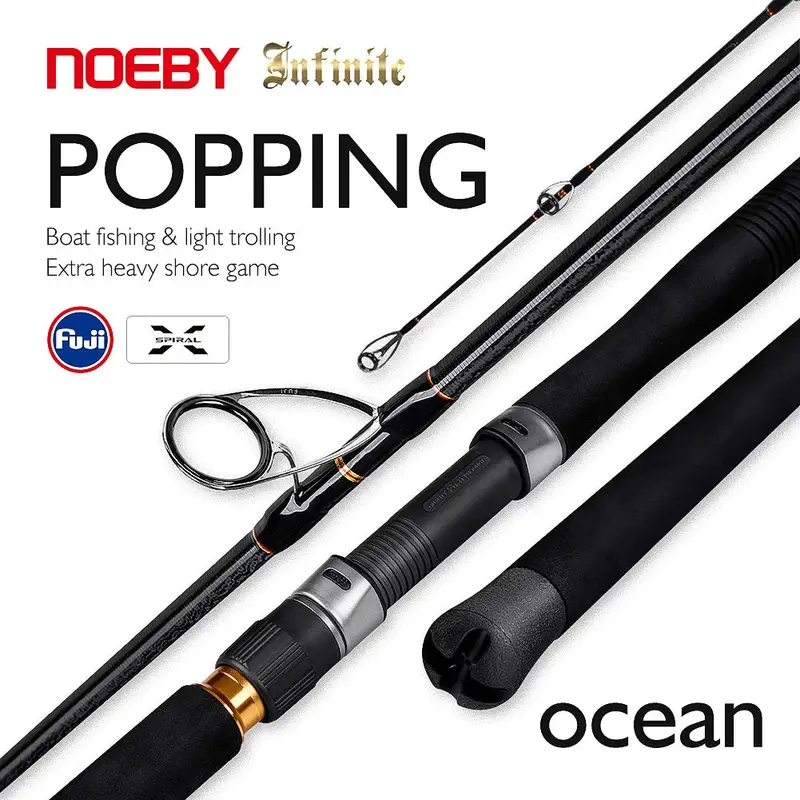 Noeby Infinite Ocean Popping Spinning Rod H/Mh Power, 2.6M/2.7M 2Pc 1