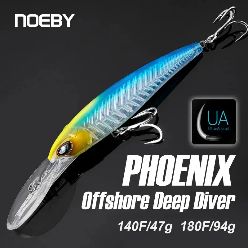 Noeby Phoenix Trolling Minnow 140Mm/47G 180Mm/94G 1