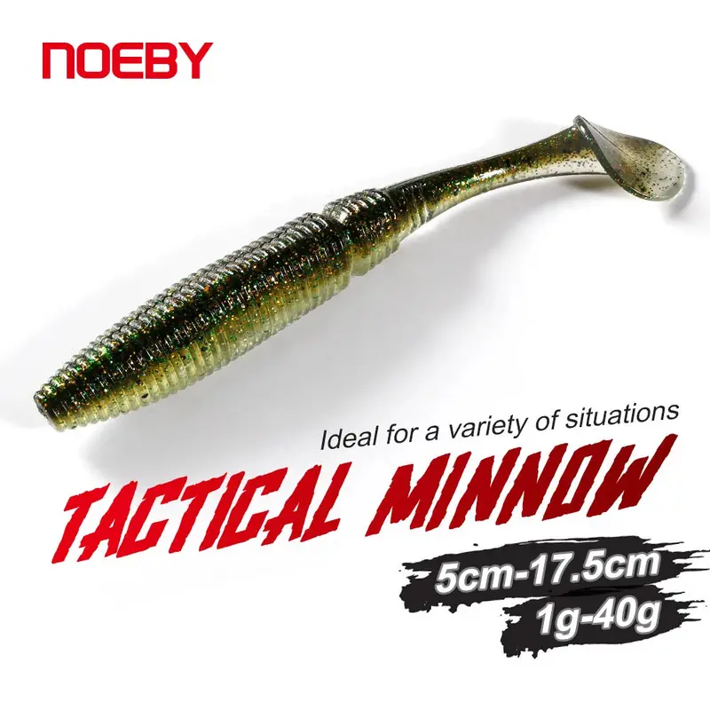 Noeby Tactical Minnow Soft Silicone Fishing Lure 8.5Cm 10Cm 13Cm 1