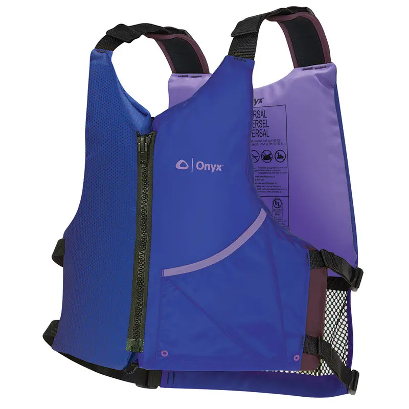 Onyx Universal Paddle Pfd Life Jacket - Adult - Blue/Purple 1