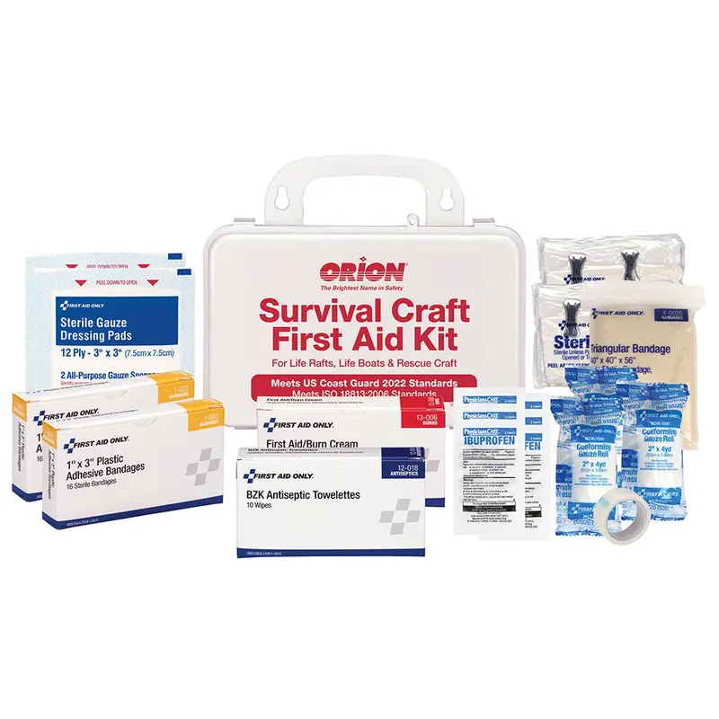 Orion Survival Craft First Aid Kit - Hard Plastic Case 1