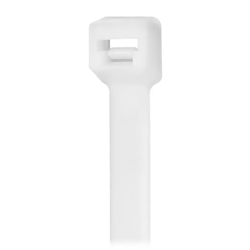Pacer 6" Cable Tie - Natural Color - 30-40Lb Tensile Strength - 1.5" Bundle Diameter - 100 Piece Bag 1