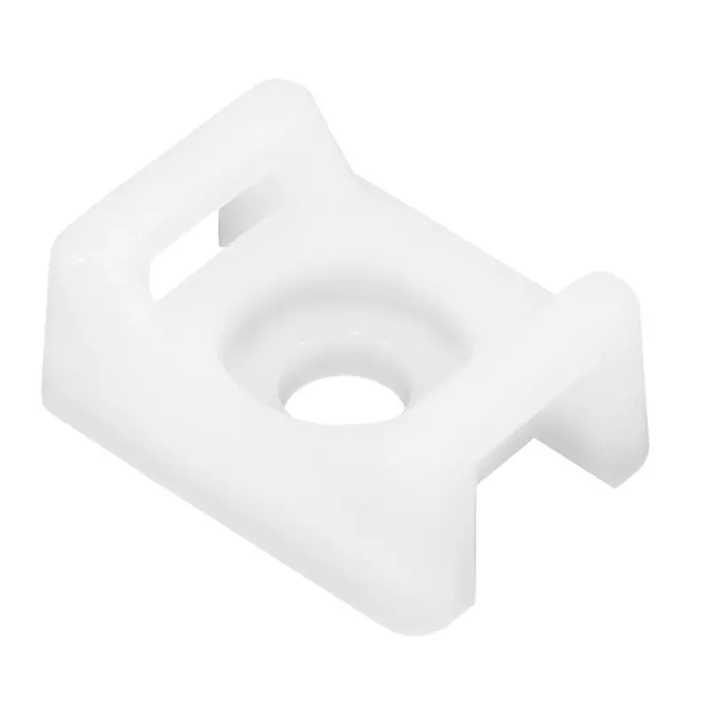 Pacer Screw Down Cable Tie Mount - #10 Screw Mount Method - Natural Color - 100 Pack 1