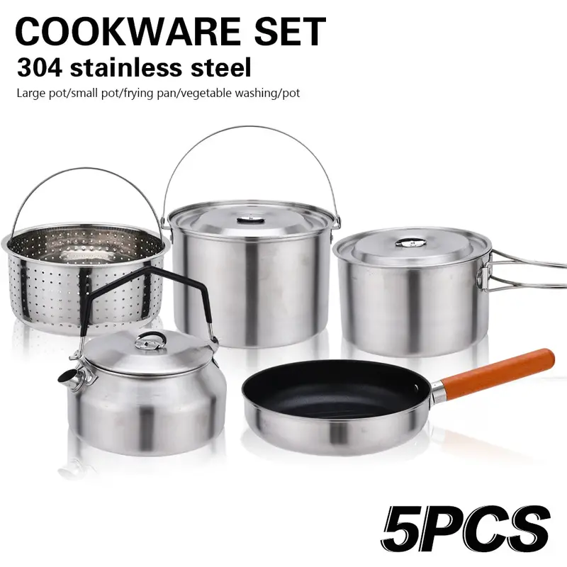 Pandatour Camping 5Pc Cookware Set 1
