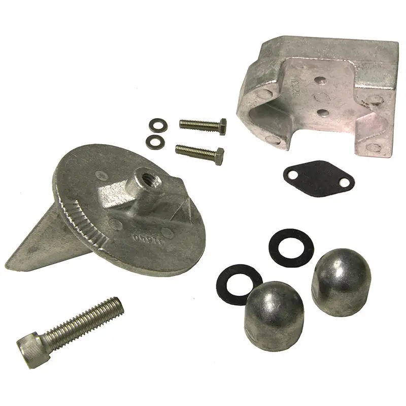Performance Metals Mercruiser Alpha 1 Gen 1 Complete Anode Kit (No Power Steering) - Aluminum 1
