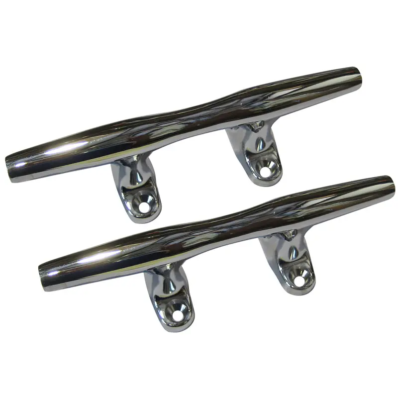 Perko 4" Open Base Cleat - Chrome Plated Zinc - Pair 1