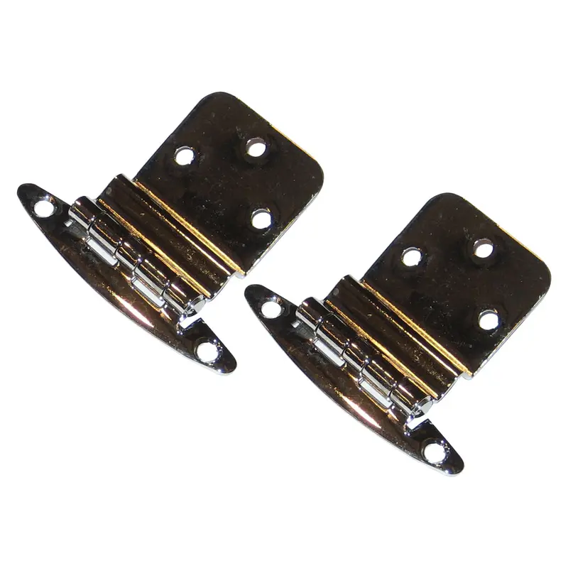 Perko Chrome Plated Brass 3/8" Inset Hinges 1