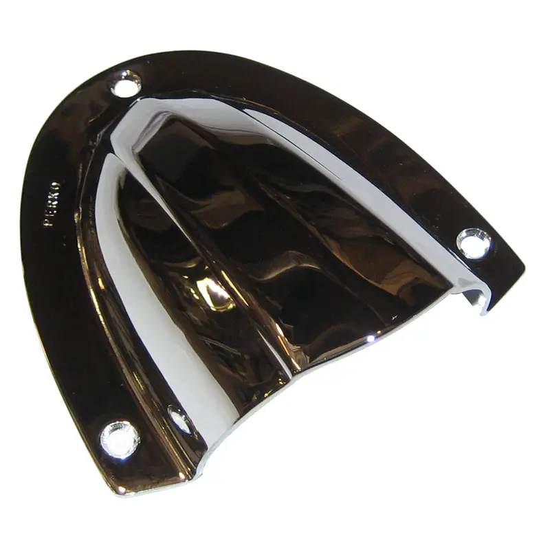 Perko Clam Shell Ventilator - Chrome Plated Brass - 4" X 3-3/4" 1