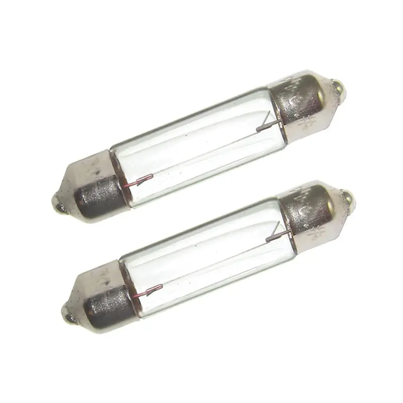 Perko Double Ended Festoon Bulbs - 12V, 10W, .80A - Pair 1