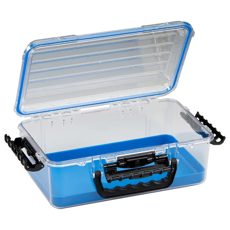 Plano Guide Series Waterproof Case 3700 - Blue/Clear 1