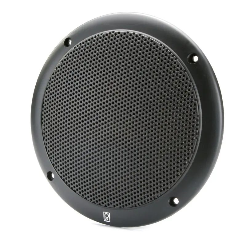 Poly-Planar Ma-4056 6" 80 Watt Speakers - Black 1