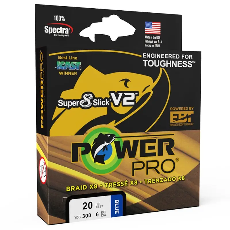 Power Pro 10-80Lb 8X Super Pe Braided Fishing Line 275M 1