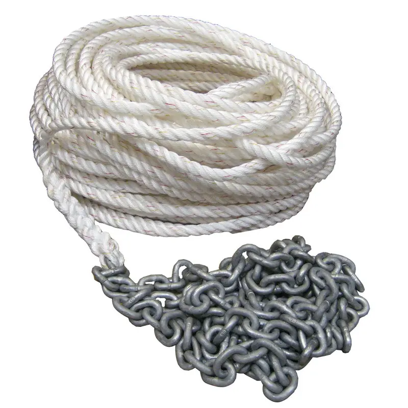 Powerwinch 300' Of 1/2" Rope 15' Of 1/4" Ht Chain Rode 1