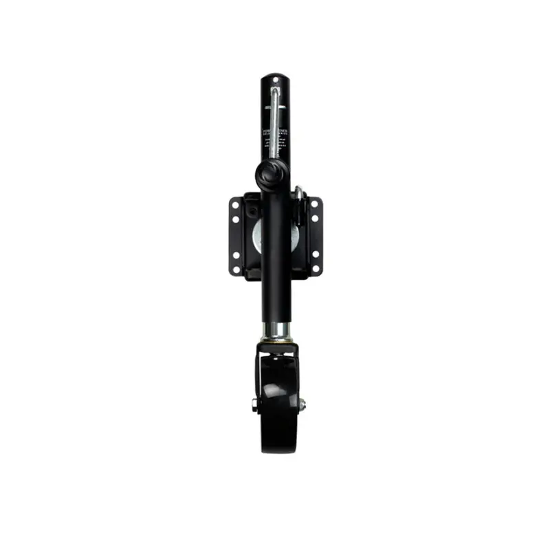 Powerwinch Select Series Jack - 1200Lb, Weld-On, Single Wheel, Carbon Black 1