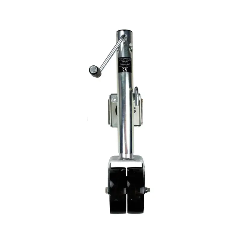 Powerwinch Utility Series Jack - 1500Lb, Weld-On, Double Wheel, Zinc 1