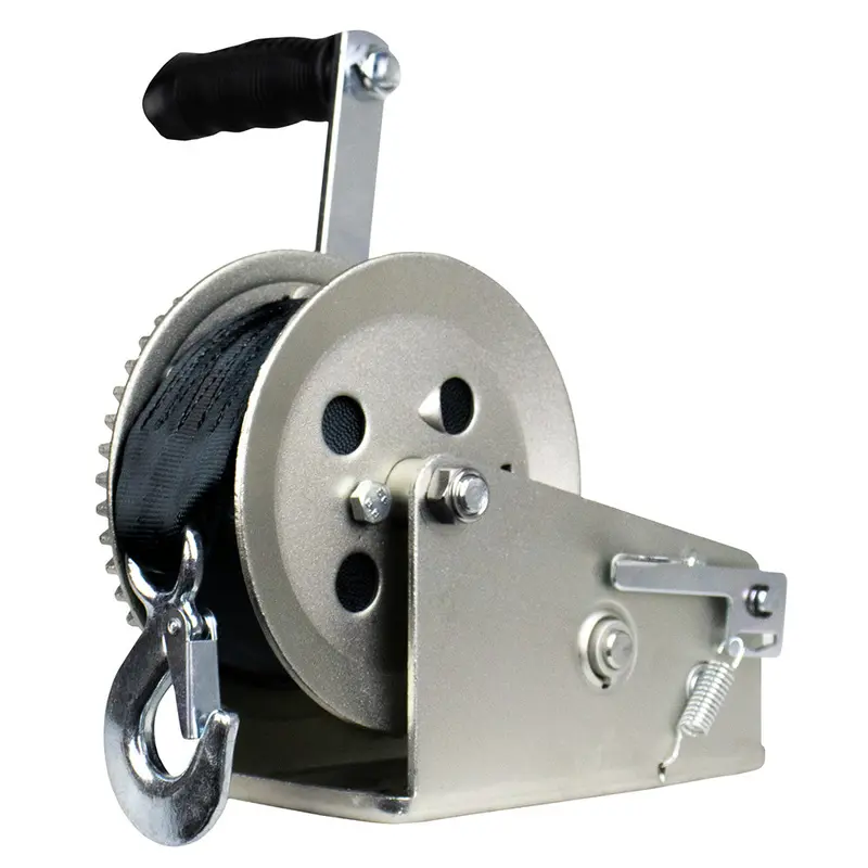 Powerwinch Utility Series Winch 1,800Lb, 2 Speed, 8" Crank Arm - Zinc 1