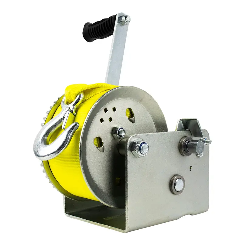 Powerwinch Utility Series Winch 3,200Lb, 2 Speed, 9" Crank Arm - Zinc 1