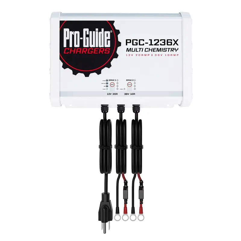 Pro-Guide 2 Bank On-Board Battery Charger - (1) 12V / (1) 36V - 30-Amp 1