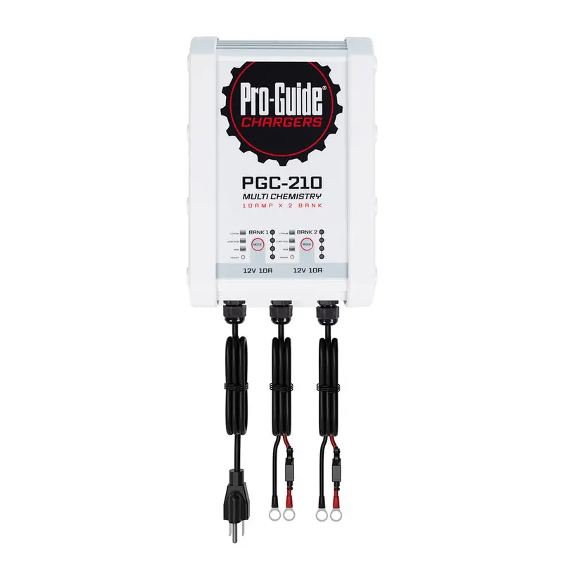 Pro-Guide 2 Bank On-Board Battery Charger - 12V - 10-Amp 1