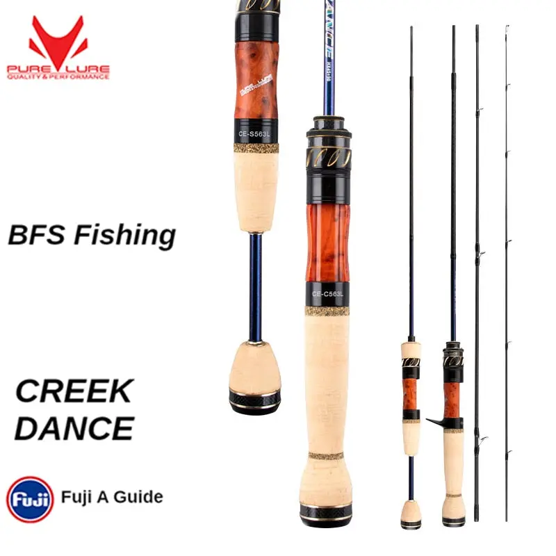 Purelure Creek Dance Bfs Trout Stream Casting/Spinning Rod 1.45M-1.8M 2Pc 1