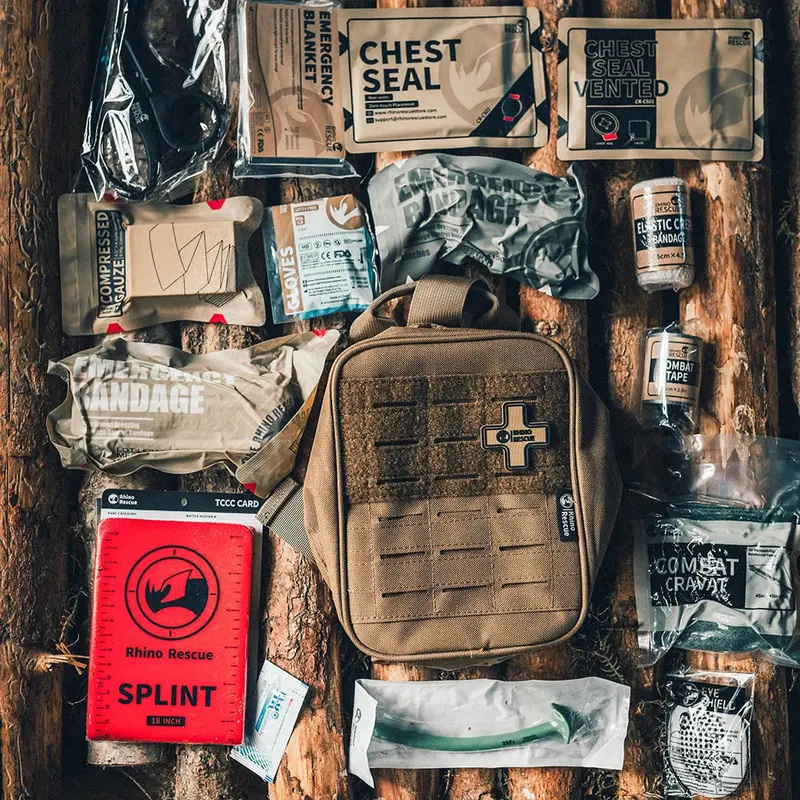Rhino Rescue Ultimate Individual First Aid Tactical Trauma Kit 1