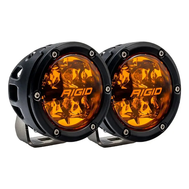 Rigid Industries 360 Series 4" Spot W/Amber Pro Lens - Pair 1