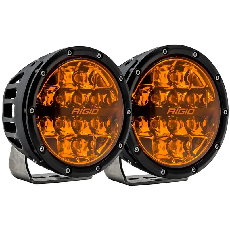 Rigid Industries 360 Series 6" Spot W/Amber Pro Lens - Pair 1