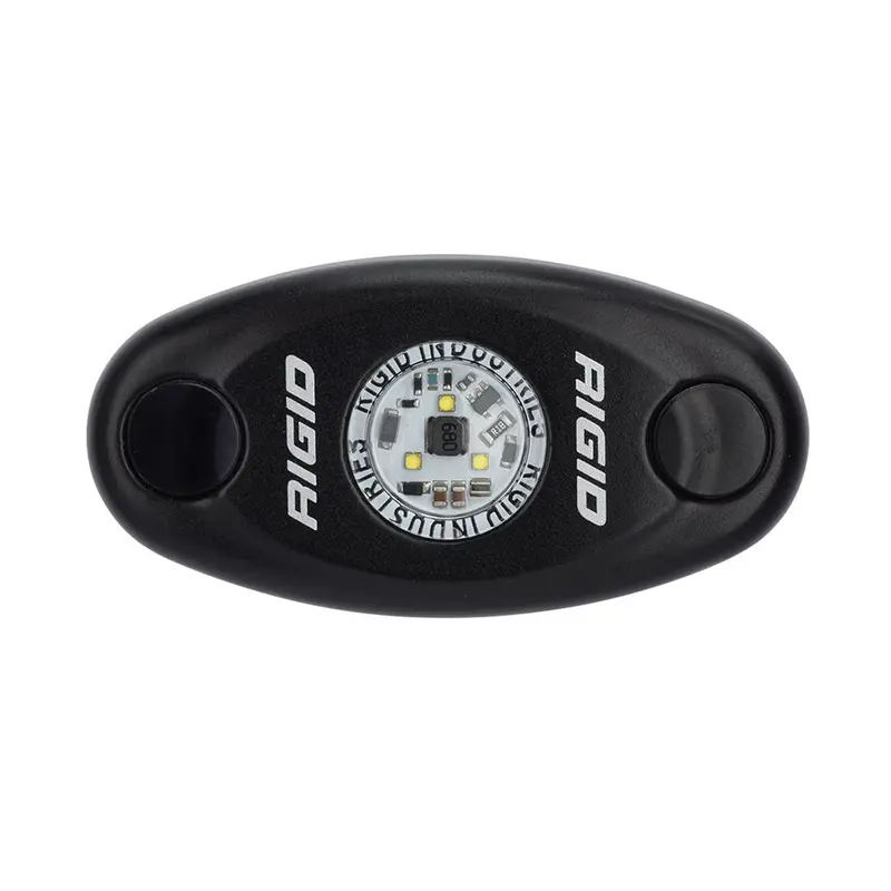 Rigid Industries A-Series Black High Power Led Light Single - Red 1