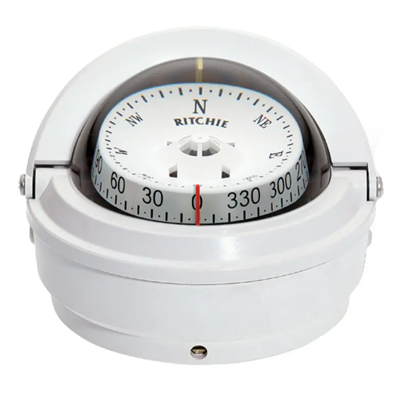 Ritchie S-87W Voyager Compass - Surface Mount - White 1