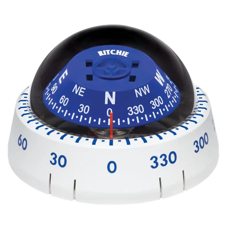 Ritchie Xp-99W Kayaker Compass - Surface Mount - White 1