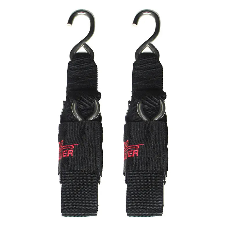 Rod Saver Deluxe Stainless Steel Transom Tie-Down - 2" X 3 - Pair 1