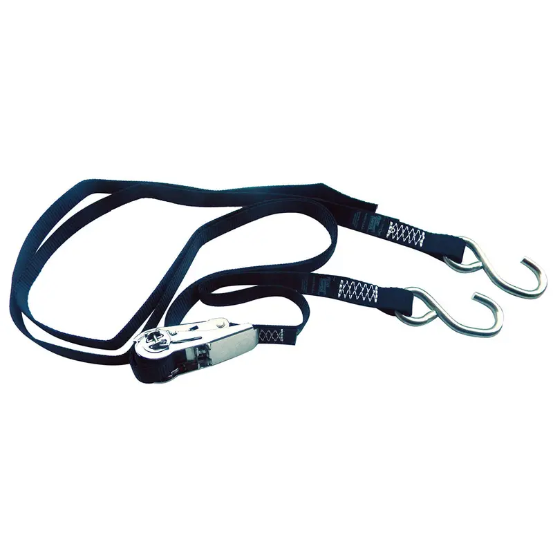 Rod Saver Stainless Steel Ratchet Gunwale Tie-Down - 1" X 16 1